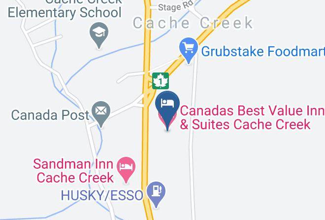 Thompson Nicola - Canadas Best Value Inn & Suites Cache Creek Maps