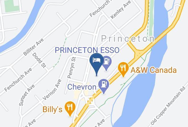 Okanagan Similkameen - Canadas Best Value Inn & Suites Princeton Maps