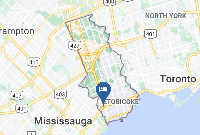 Canadas Best Value Inn Toronto Map