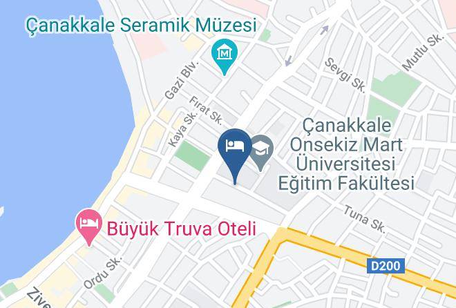 Canakkale Cevat Pasa - Canakkale Kampus Pansiyon Maps