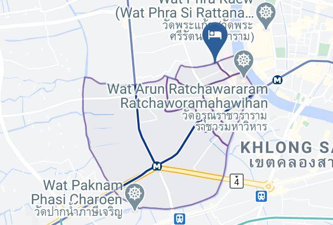Bangkok Yai District - Canal Next Door Maps