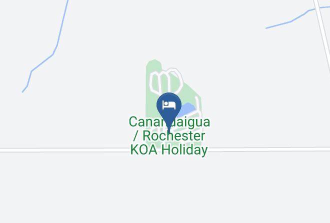 Ontario - Canandaigua Rochester Koa Holiday Maps