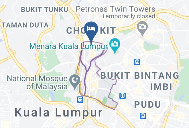 Kuala Lumpur - Canary Hotel Kuala Lumpur Maps