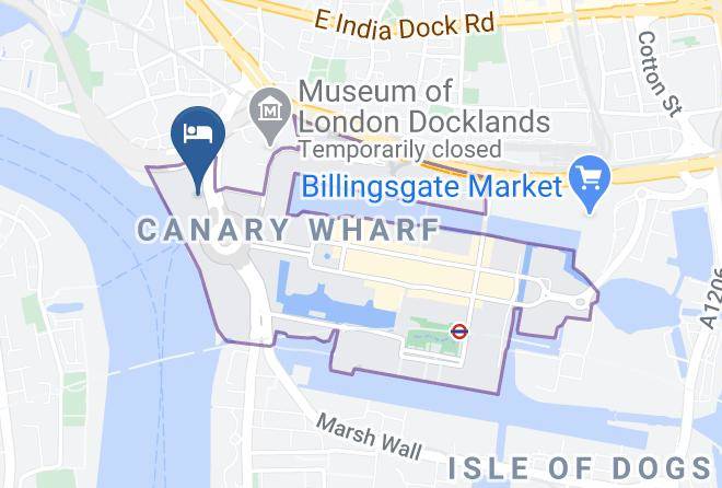 London - Canary Riverside Plaza Hotel Maps