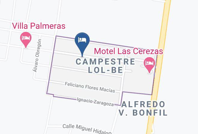 Benito Juarez - Cancun Soho B&b Maps