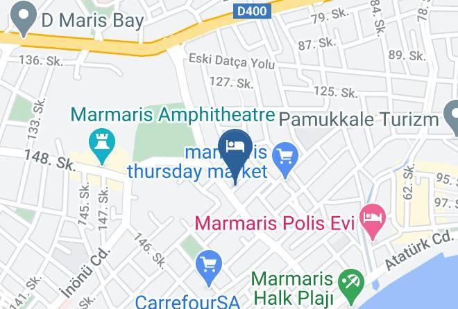 Marmaris - Candan Restoran Maps