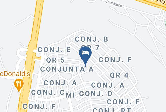 Brasilia - Candango Aero Hotel Maps