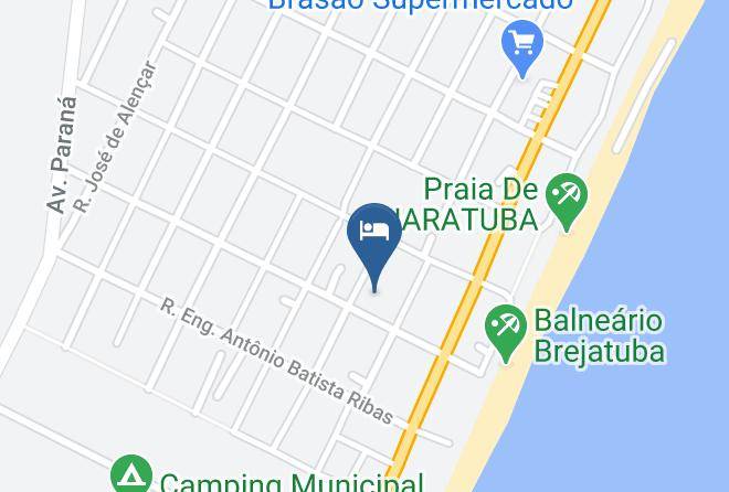 Candeias Guaratuba Map