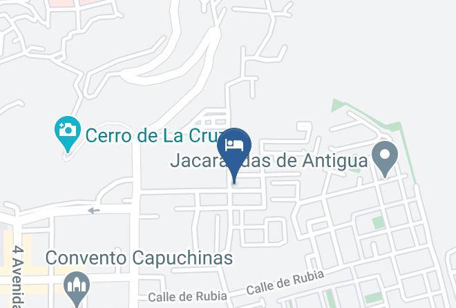 Antigua Guatemala - Candelaria Antigua Hotel Maps