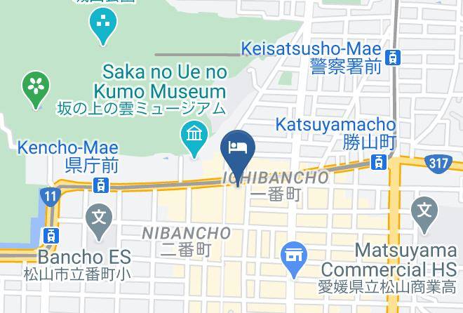 Matsuyama City - Candeo Hotel Matsuyama Maps