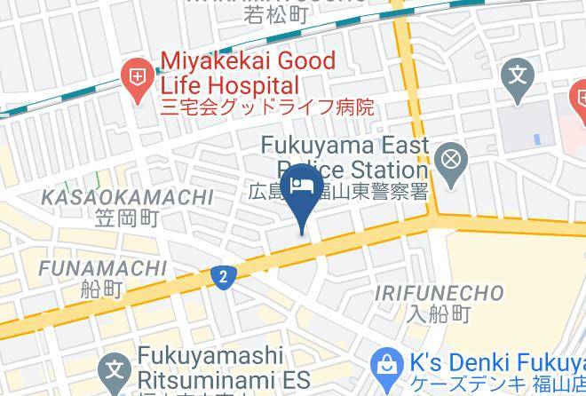 Fukuyama City - Candeo Hotels Fukuyama Maps