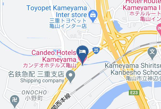 Candeo Hotels Kameyama Map