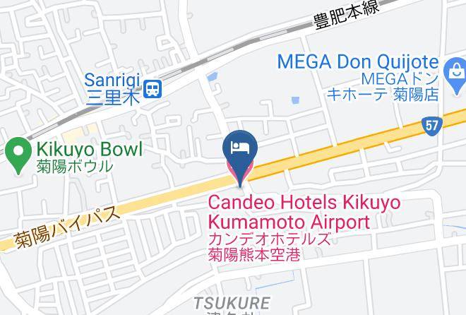 Candeo Hotels Kikuyo Kumamoto Airport Map