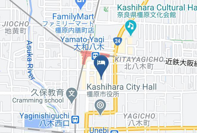 Kashihara City - Candeo Hotels Nara Kashihara Maps