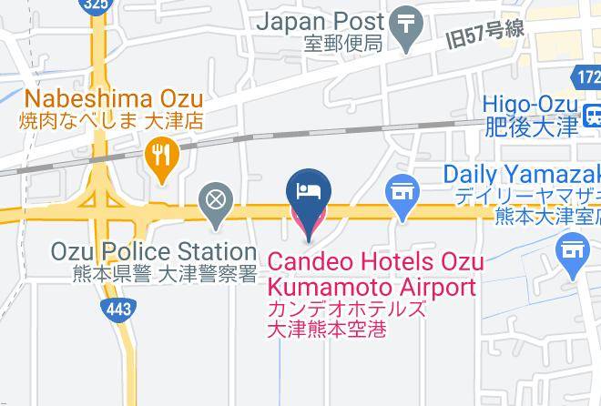 Ozu Townkikuchi District - Candeo Hotels Ozu Kumamoto Airport Maps