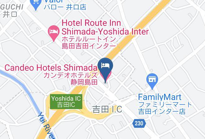 Shimada City - Candeo Hotels Shimada Maps