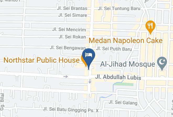 Kota Medan - Candi Hotel Maps