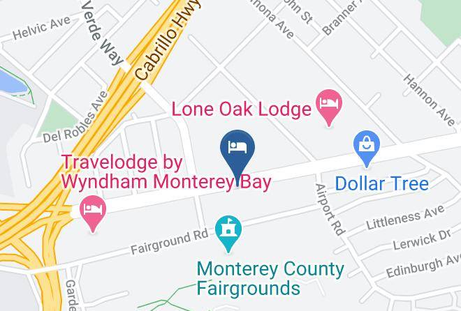 Monterey - Candle Bay Inn Maps