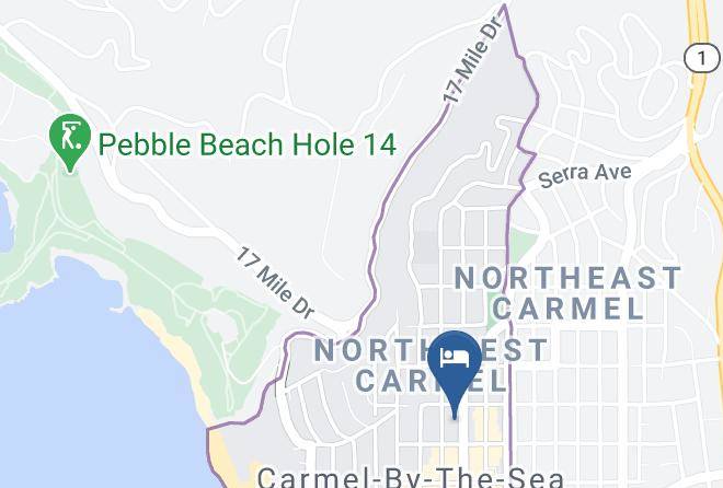 Monterey - Candle Light Inn Maps