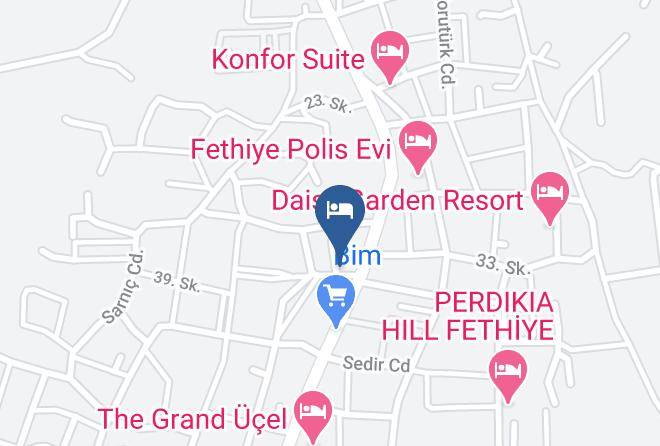 Fethiye - Candle Light Motel Maps