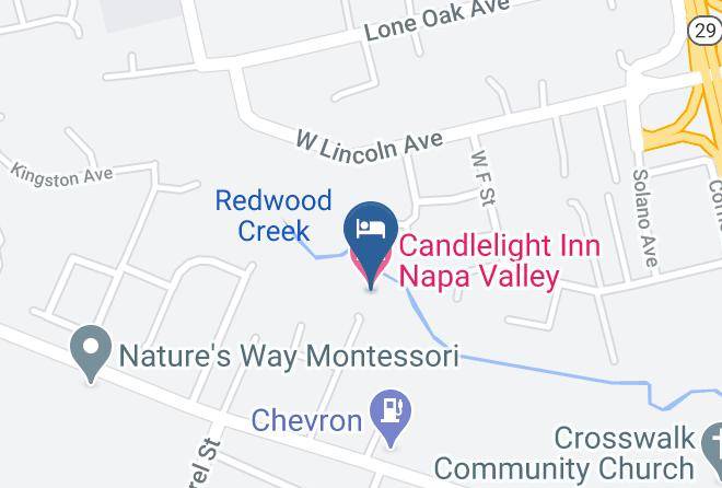 Napa - Candlelight Inn Napa Valley Maps