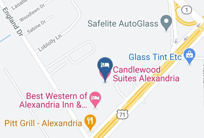 Rapides Par - Candlewood Suites Alexandria Maps