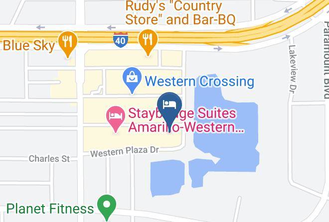 Candlewood Suites Amarillo Western Crossing Map