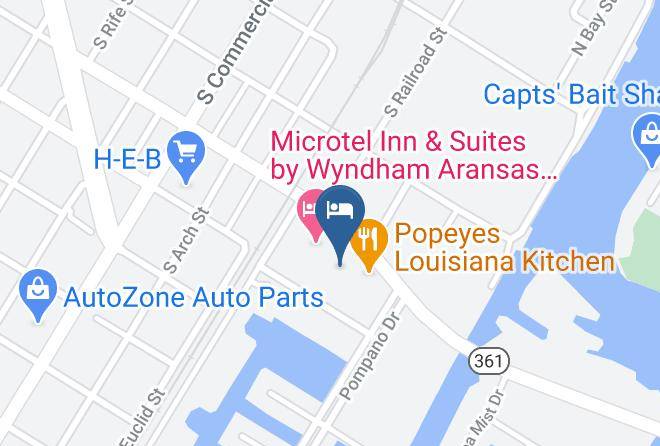 Candlewood Suites Aransas Pass Map
