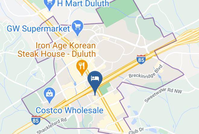 Gwinnett - Sonesta Simply Suites Atlanta Maps
