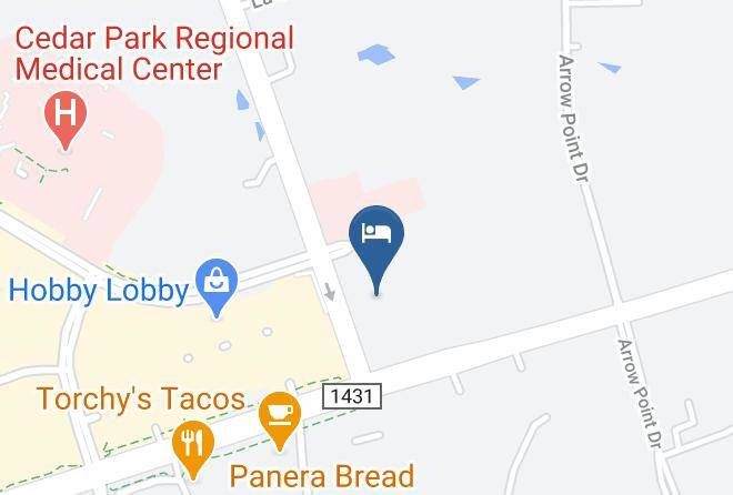 Williamson - Candlewood Suites Austin N Cedar Park Maps