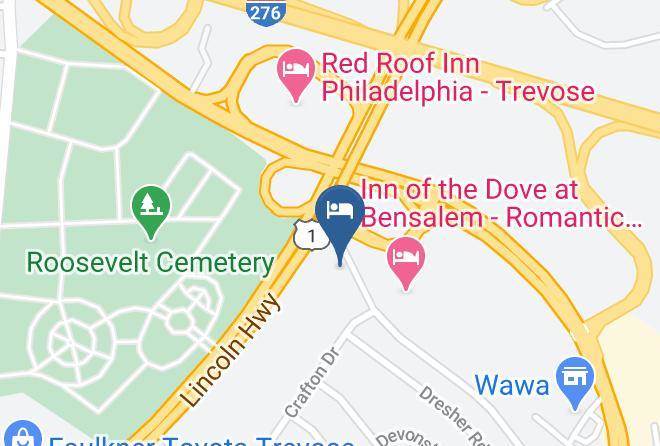 Bucks - Candlewood Suites Bensalem Philadelphia Area Maps