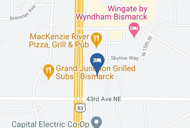Burleigh - Candlewood Suites Bismarck Maps