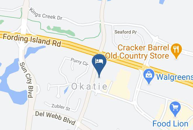 Beaufort - Candlewood Suites Bluffton Hilton Head Maps