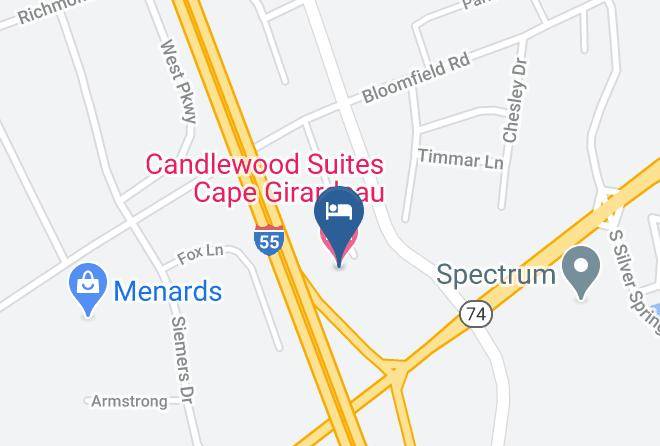Cape Girardeau - Candlewood Suites Cape Girardeau Maps