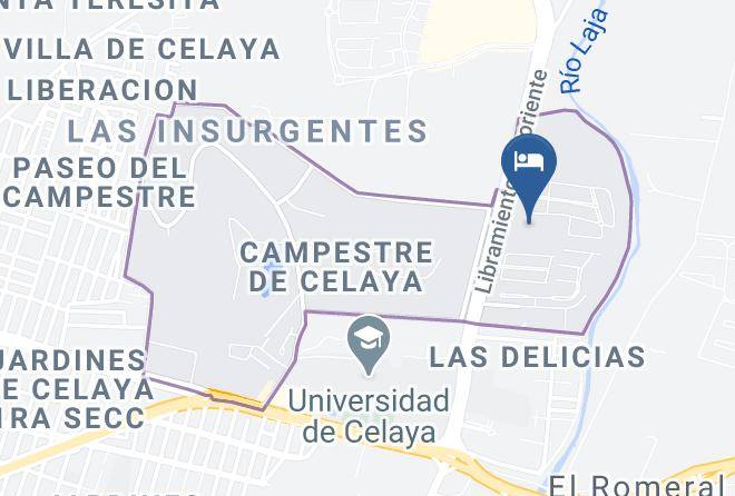 Celaya - Candlewood Suites Celaya Maps