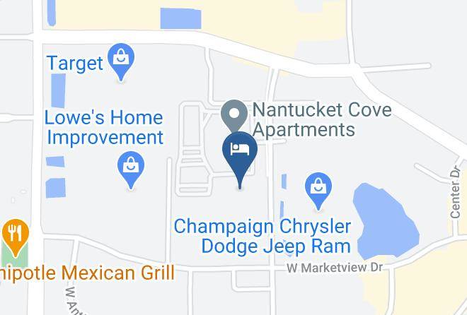 Champaign - Candlewood Suites Champaign Urbana Univ Area Maps