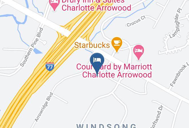 Mecklenburg - Candlewood Suites Charlotte Arrowood Maps