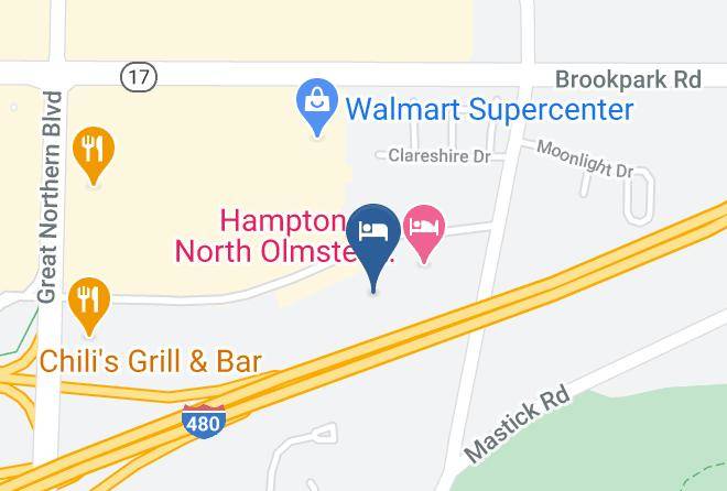 Cuyahoga - Sonesta Simply Suites Cleveland North Olmsted Maps
