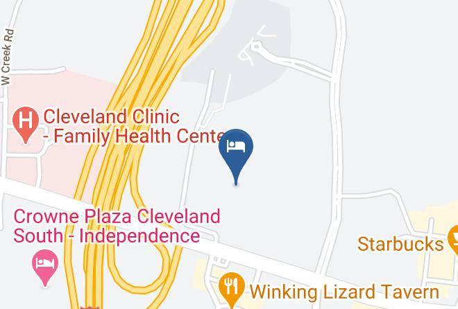 Cuyahoga - Candlewood Suites Cleveland South Independence Maps