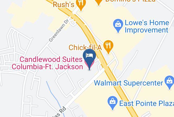 Richland - Candlewood Suites Columbia Ft Jackson Maps