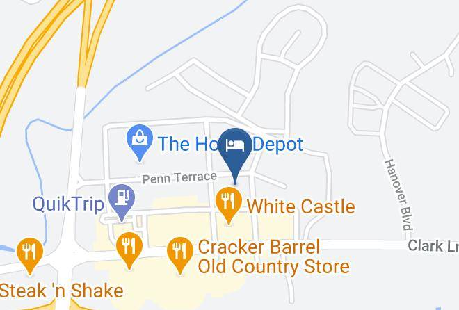 Boone - Candlewood Suites Columbia Hwy 63 & I 70 Maps