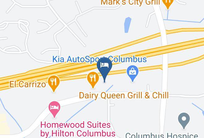 Muscogee - Candlewood Suites Columbus Northeast Maps