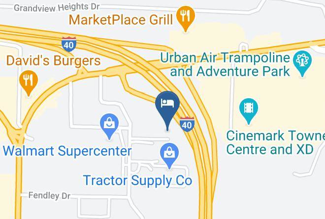 Candlewood Suites Conway Map