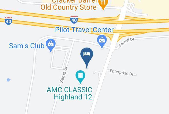 Putnam - Candlewood Suites Cookeville Maps