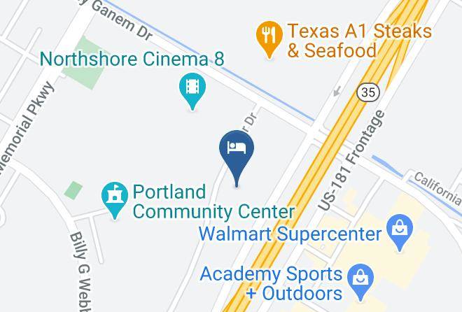 San Patricio - Candlewood Suites Corpus Christi Portland Maps