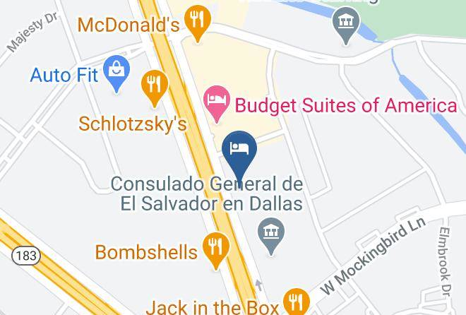 Dallas - Candlewood Suites Dallas Market Cntr Love Field Maps