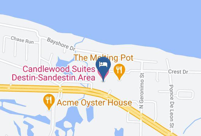 Walton - Candlewood Suites Destin Sandestin Area Maps