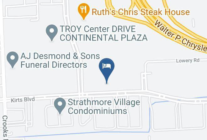 Oakland County Downtown Troy - Sonesta Simply Suites Detroit Troy Maps