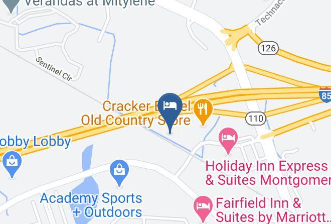 Candlewood Suites Eastchase Park Map