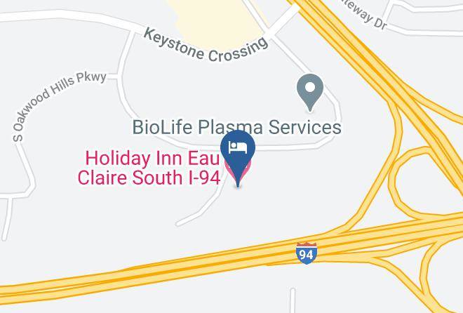 Eau Claire - Holiday Inn Eau Claire South I 94 Maps